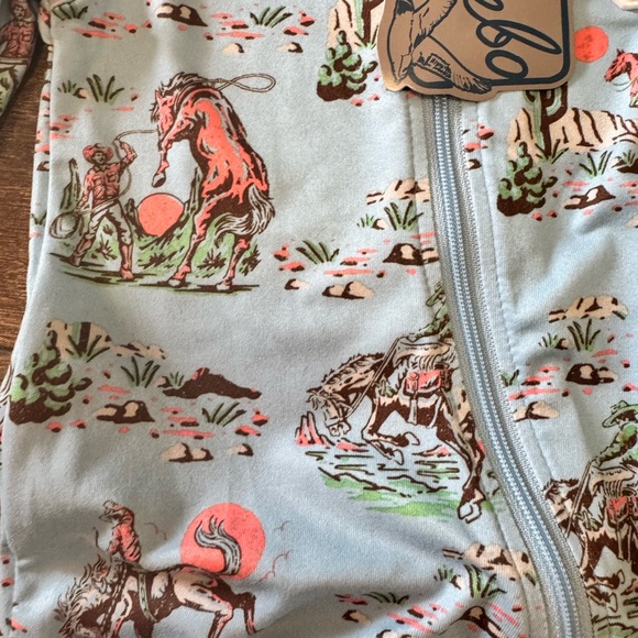 BURLEBO Baby Cowboy Up One Piece - Picture 2 of 3